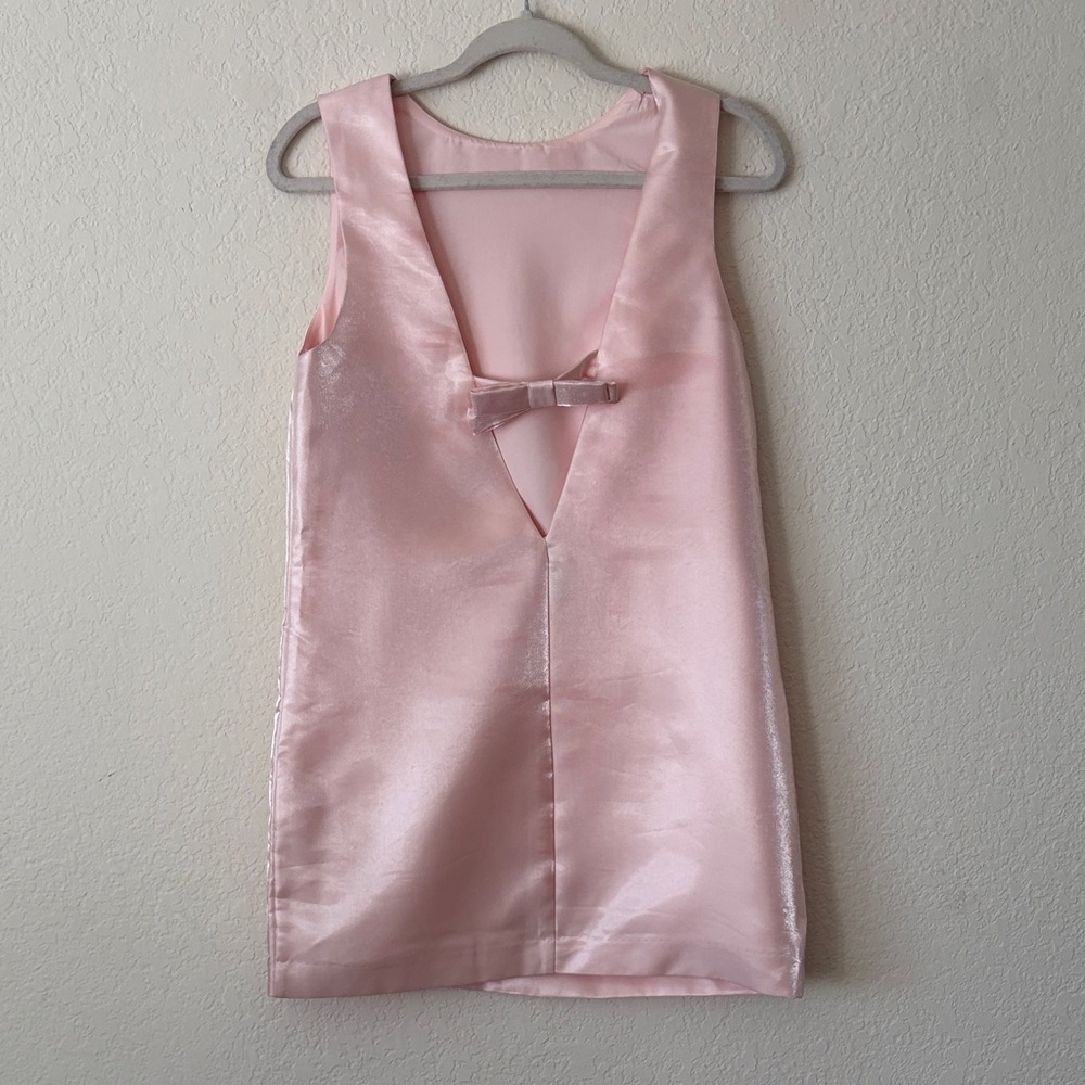 H&M Light Pink Formal Kids Dress with Bow